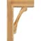 Ekena Millwork Legacy Block Rough Sawn Bracket w/ Offset Brace, Western Red Cedar, 8"W x 24"D x 36"H BKT0806X24X36LEC05RWR - alternate 2